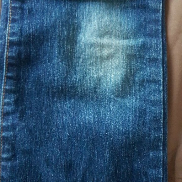Faded Glory Jeans Size 8 Girls  Straight Leg Dark Wash Elastic Waistline Kids - Picture 6 of 12